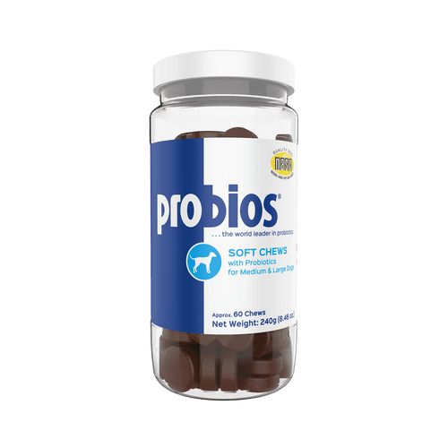 Probios® Soft Chews with Probiotics (60 Count | 240 Gram Med-Large Dogs)