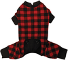 Fashion Pet Buffalo Plaid Red PJ's