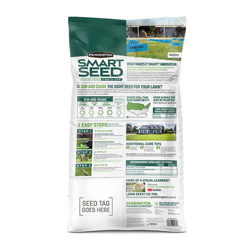 Pennington Smart Seed Sun and Shade Grass Seed and Fertilizer Mix