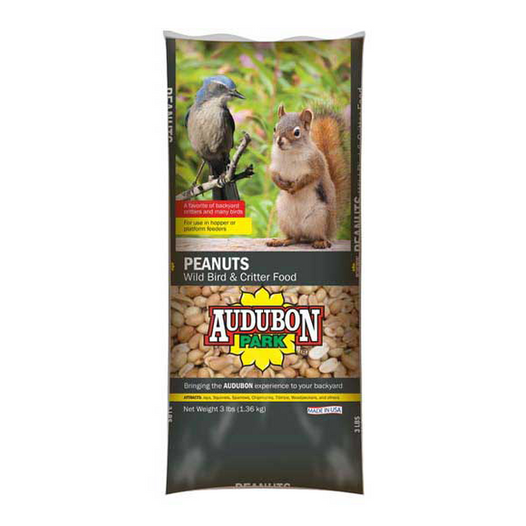 AUDUBON PARK PEANUTS WILD BIRD & CRITTER FOOD (3 lbs)