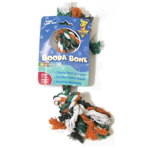 Booda Multi-Colored Rope Bone Dog Toy (Large)