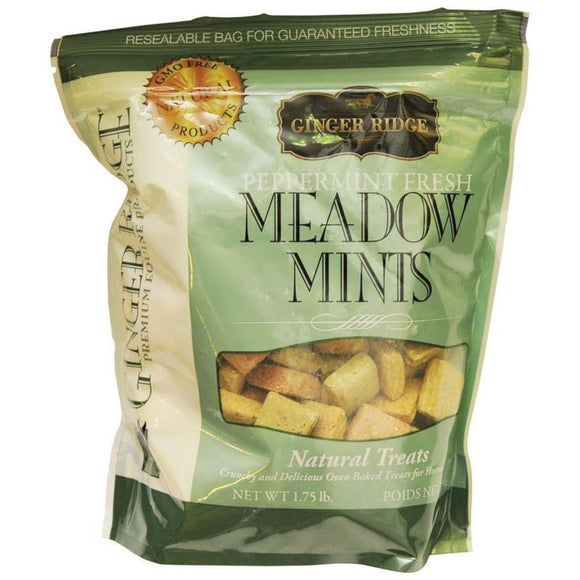 GINGER RIDGE MEADOW MINTS NATURAL HORSE TREATS (1.75 lbs)